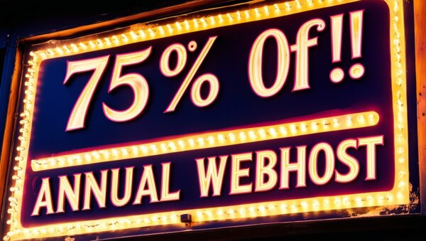 Annual Webhost discount