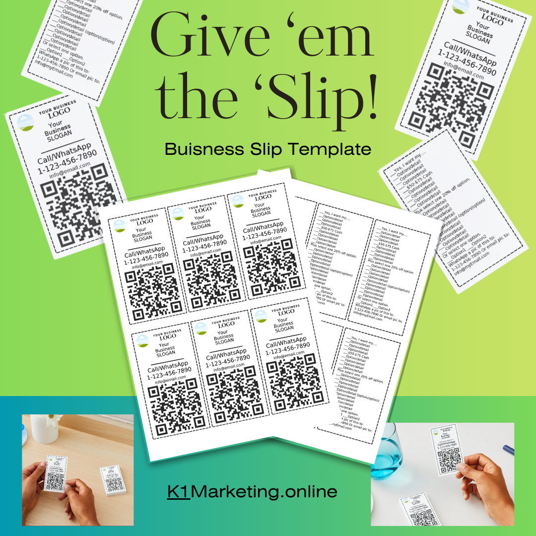 Business Slip Template