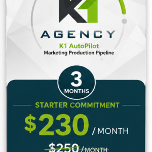 K1 AutoPilot - 3-Month Starter Commitment