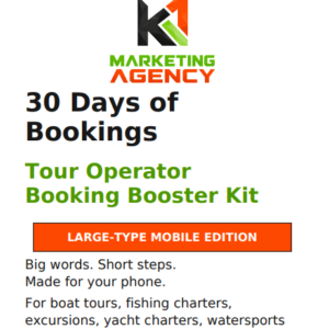 30 Days of Bookings: The Tour Operator Booking Booster Kit
